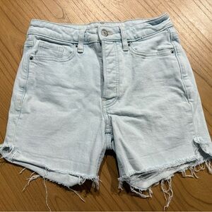 Light Blue Denim Women Shorts
